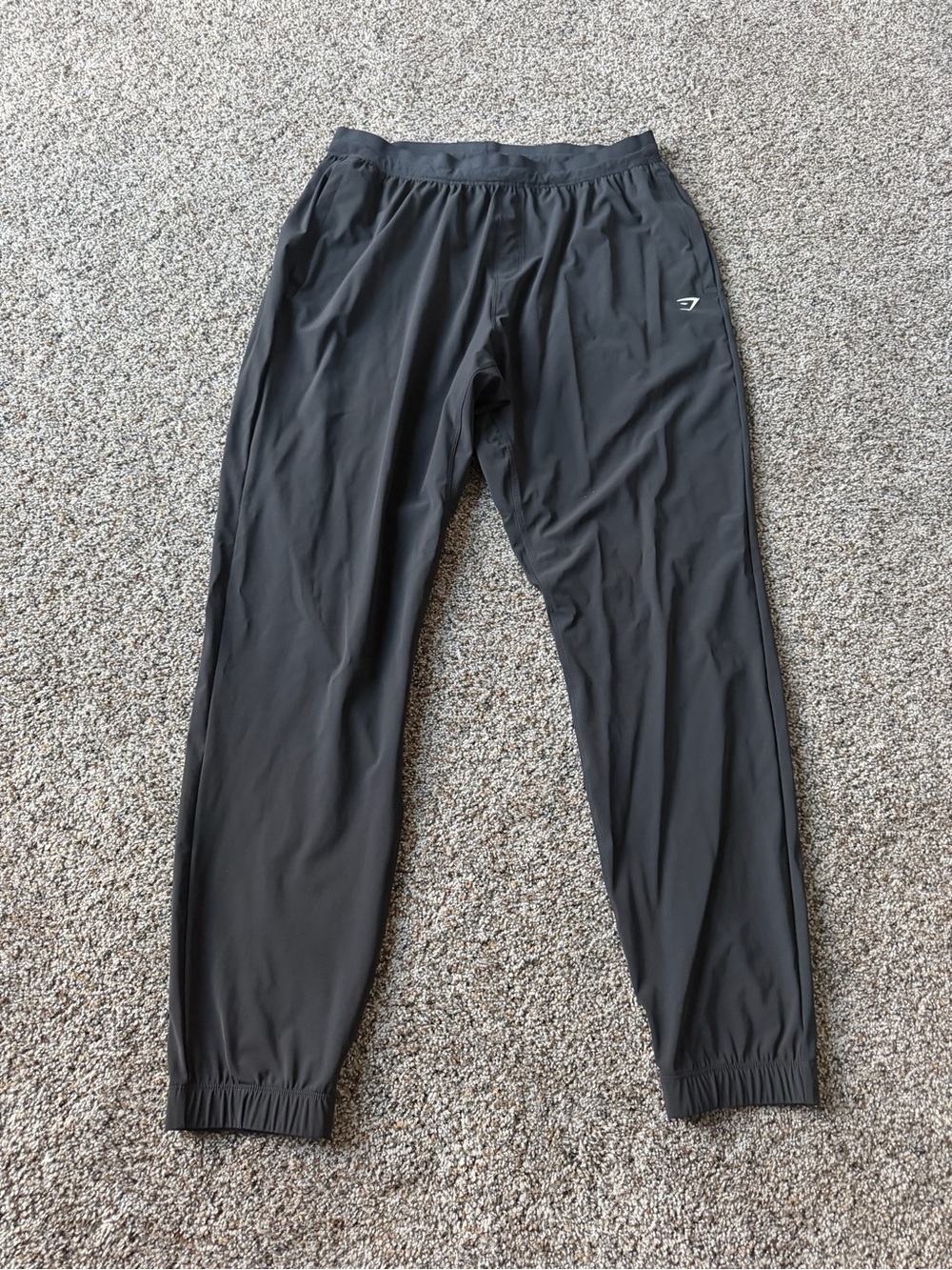 Gymshark Arrival Woven Joggers Black XL Lightweight Tapered Workout Pants